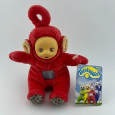 Vintage Teletubbies Po Plush Mini 1998 Ragdoll Toy w/ Tag Red TV Character