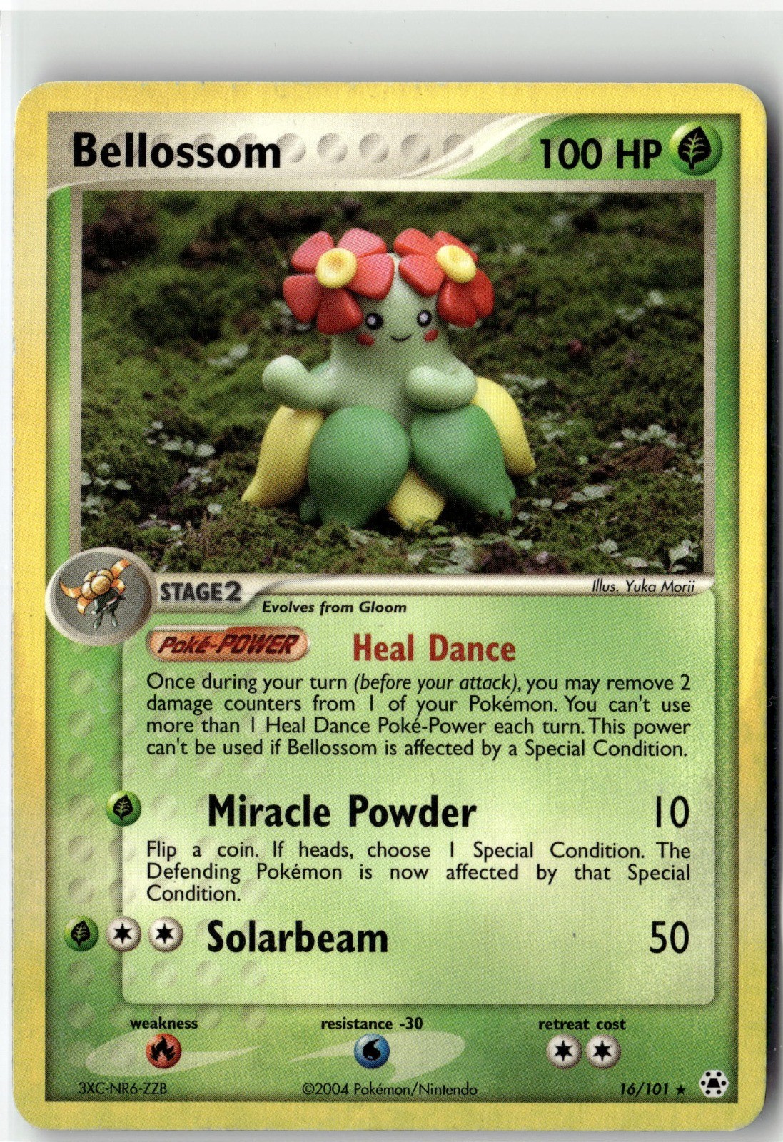 Bellossom Rare Hidden Legends 16/101 NM Yuka Morii