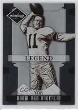 2008 Leaf Limited Legend 385/499 Norm Van Brocklin #165 HOF oh4