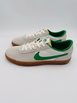 Nike SB Heritage VULC White Green Gum Skate Shoes CD5010 101