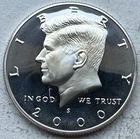 2000-S Kennedy Half Dollar Proof 90% Silver-INV#8714