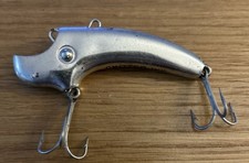 Vintage Kautzky SKITTER IKE lure (Silver Metallic) - S-SM - First Made In 1957