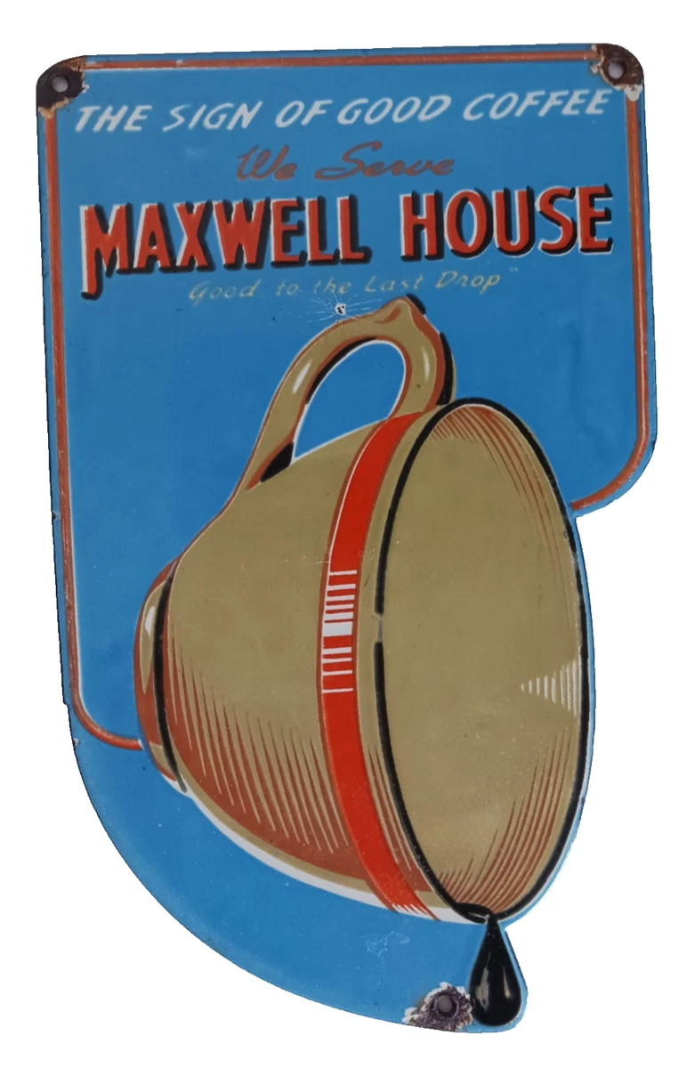 Blue Original Advertising Signs (1930-1969) for sale | eBay