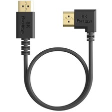 Portkeys 1' Twisted Pair Pure Copper Core Slim HDMI Cable