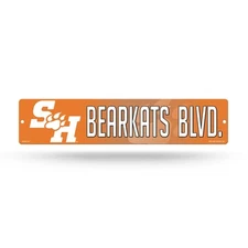 NCAA Sam Houston State Bearkats 16" Plastic Street Sign Decor