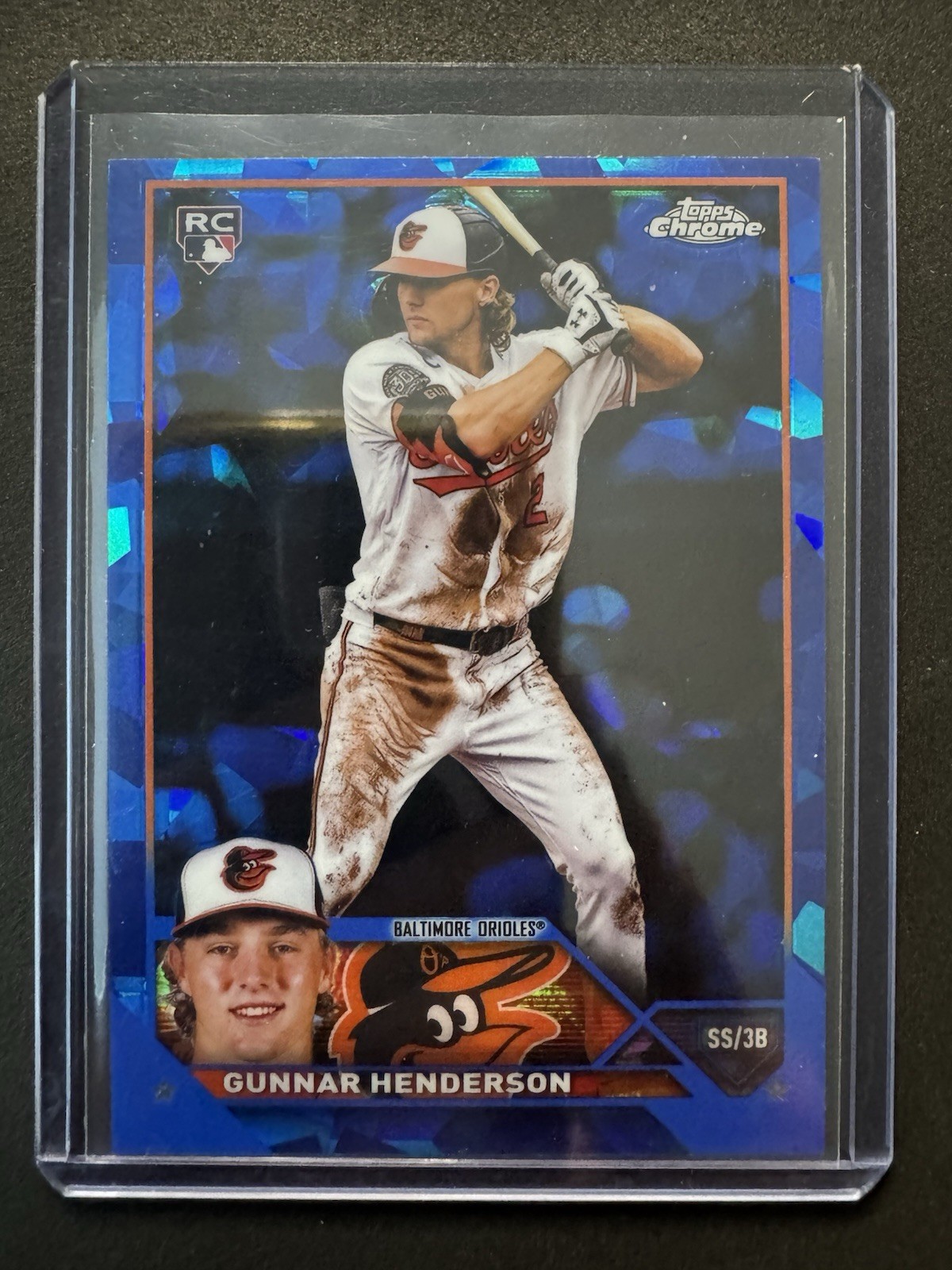 2023 Topps Chrome Sapphire Gunnar Henderson RC #206 Orioles