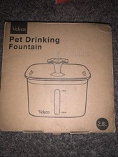 Pet Fountain Dog Cat Water Open Box