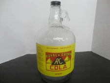 ROYAL CROWN COLA SODA FOUNTAIN SYRUP PAPER LABEL 1 GAL JUG COLUMBUS,GEORGIA