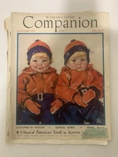 1935 January WOMAN'S HOME COMPANION MAGAZINE - ILLUSTRATED COVER -