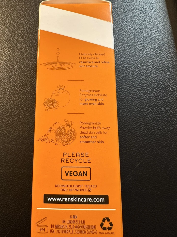 REN Clean Skincare Radiance PHA Exfoliating Facial 1.69 oz / 50 ml NEW Full-size - Image 3 of 4