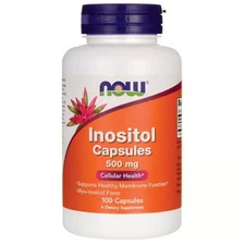 NOW Foods Inositol Capsules 500 mg 100 Caps