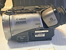 Cannon ES5000 video camcorder 8mm HI8 no battery has remote and case and manual