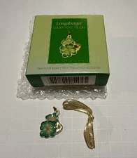 Longaberger Lucky You Tie-on w Original Packaging Never Used Excellent Condition