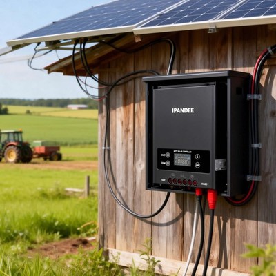 60A MPPT Solar Panel Battery Charge Controller 12V/24/36/48V LCD Regulator 200V