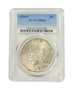 1924-S Peace Silver Dollar PCGS MS63