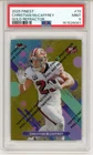 2025 Topps Finest Football Gold Refractor Christian McCaffrey #79 PSA 9
