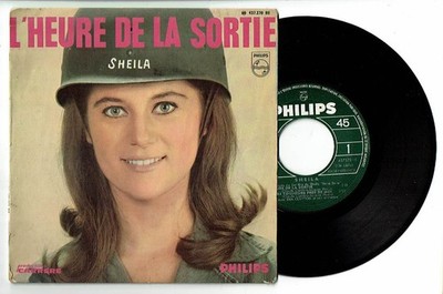 SHEILA Vinyl 45 Runden EP 7'' L'HEURE DE LA SORTIE Film Bang Bang PHILIPS 373903
