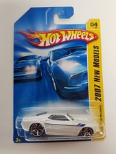 '69 Ford Mustang White Colors 4 Of 36 Hot Wheels Diecast Car No 004 Toy