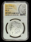 2023 American Morgan Silver Dollar $1 * NGC MS70 * First Releases