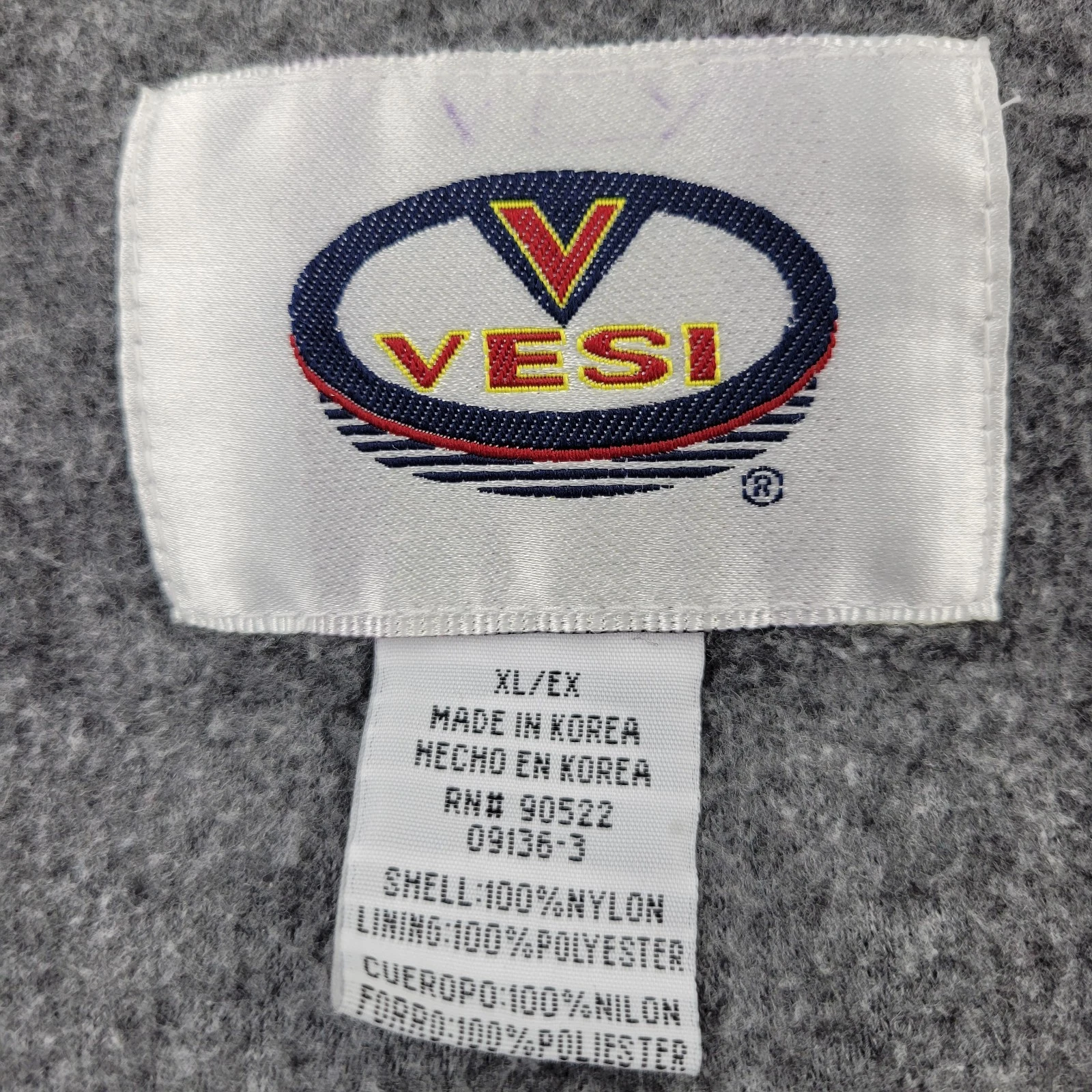 University of Michigan Jacket Mens XL Lined VTG 90s Embroidery Hooded Vesi - product detail image 4