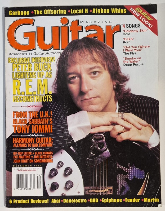 Guitar Magazine December 1998 Peter Buck R.E.M.