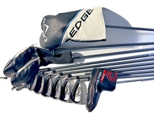 Callaway Edge Complete Set Mens Graphite 10 Clubs Driver 3W Hybrid + Putter RH