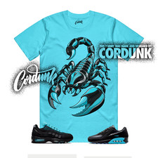 Air Max 95 90 Gamma Blue Black Premium Scorpion T Shirt Match SCORP