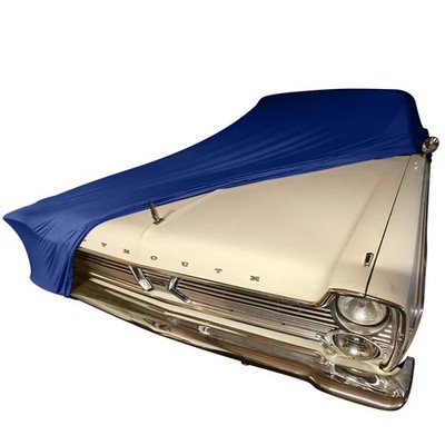 Autoabdeckung passend für Plymouth Sport Fury Mk4 2-door hardtop für Innen Blau