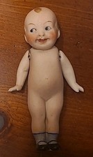 Antique All Bisque Wide Awake Doll