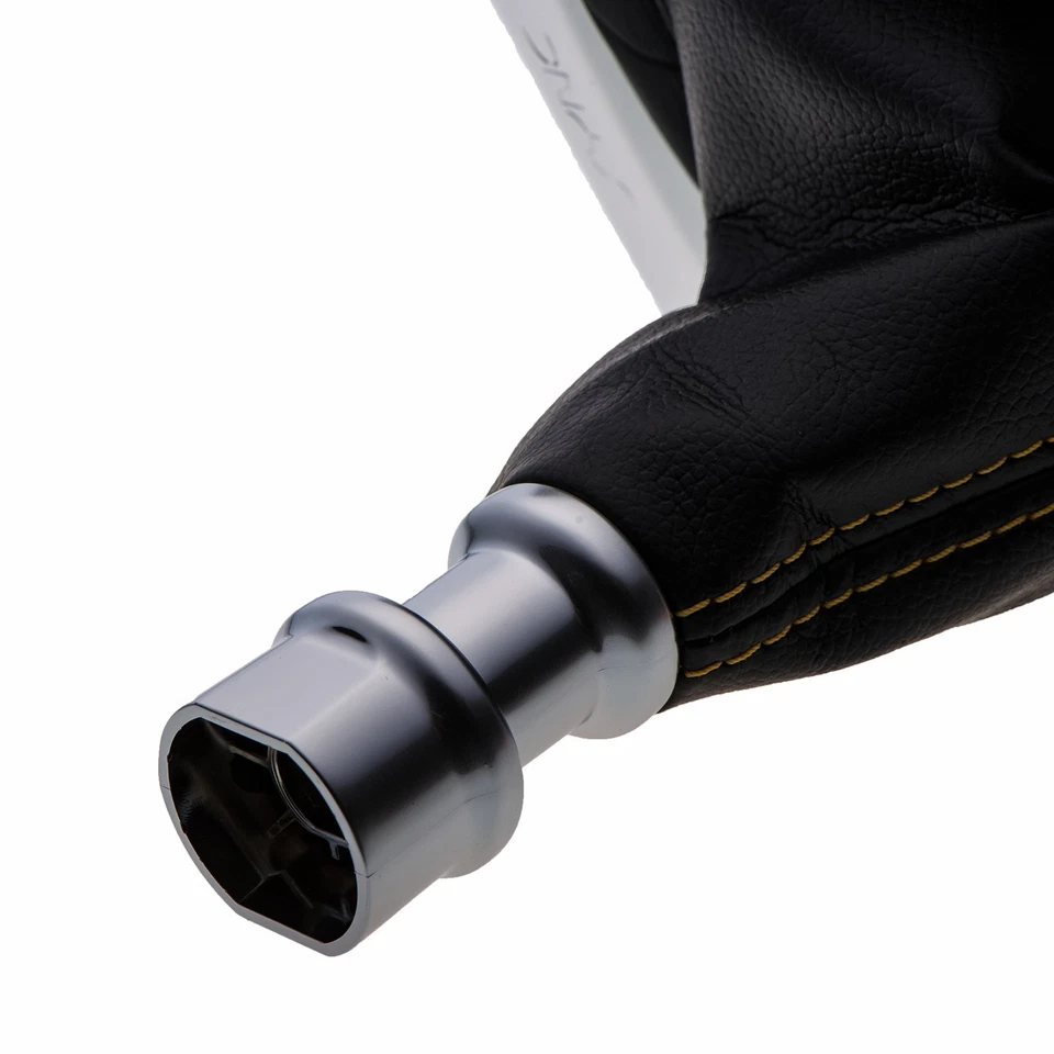 OEM Manual Gear Shift Knob Boot Trim Yellow 2016-2017 Ford Mustang GR3Z7277CA - Image 4 of 4