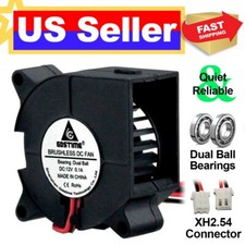 GDSTIME 12V Blower Fan 4020 40MM x 20MM Brushless Ball Bearing QUIET 3D Printer