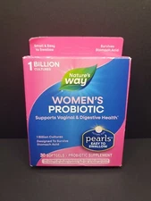 Nature's Way Women's Probiotic Pearls Supports Vaginal and Digestive Health 30ct