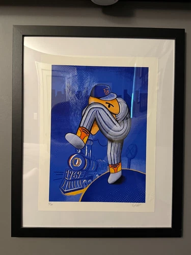 EFDOT / NOLAN RYAN 2020 Topps Project 2020 COMPANION ART Print | Mets 06/30