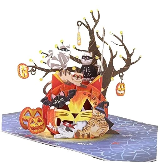 Tarjetas de felicitación de Halloween Pop Up