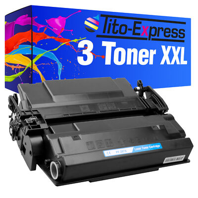 3x Toner XXL PlatinumSerie für HP M527CM M506DNM M506XM M501DN M501N CF287X 87X
