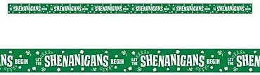 Let Shenanigans Begin St. Patrick's Day Holiday Party Decoration Caution Tape - Picture 1 of 1