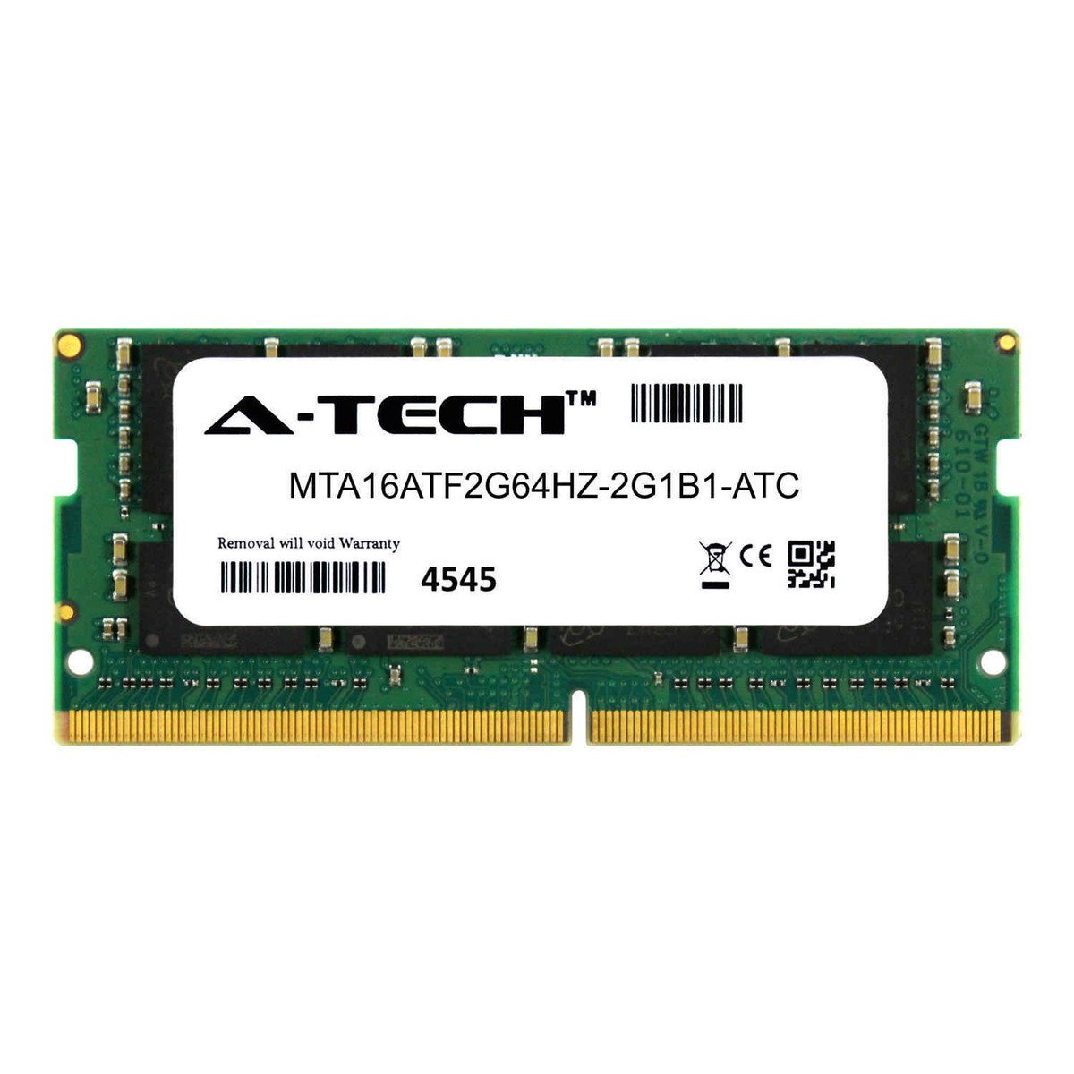 メモリー Micron MTA16ATF2G64HZ-2G1B1 DDR4 2133MHz 16GB DDR4 PC4-17000 SODIMM (Micron MTA16ATF2G64HZ-2G1B1 Equivalent