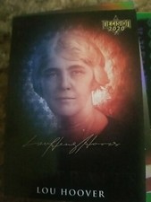 2020 Leaf Decision Vault First Lady Portraits Purple #'d 2/2 #FLP1 Lou Hoover 