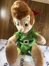 Vintage Disney Plush Peter Pan Figure Plush 9"