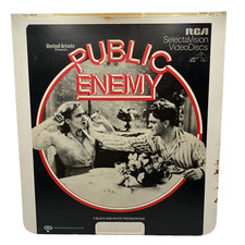 Public Enemy 1931 CED VideoDisc United Artists Presents, Black White, RCA