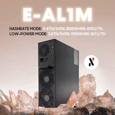 Miner Goldshell E-AL1M 4.4TH 1800W ALPH Black 3 Algorithm with PSU In Stock NEW