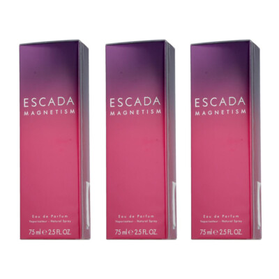 Escada Magnetism EDP - Eau de Parfum 75ml - 3x