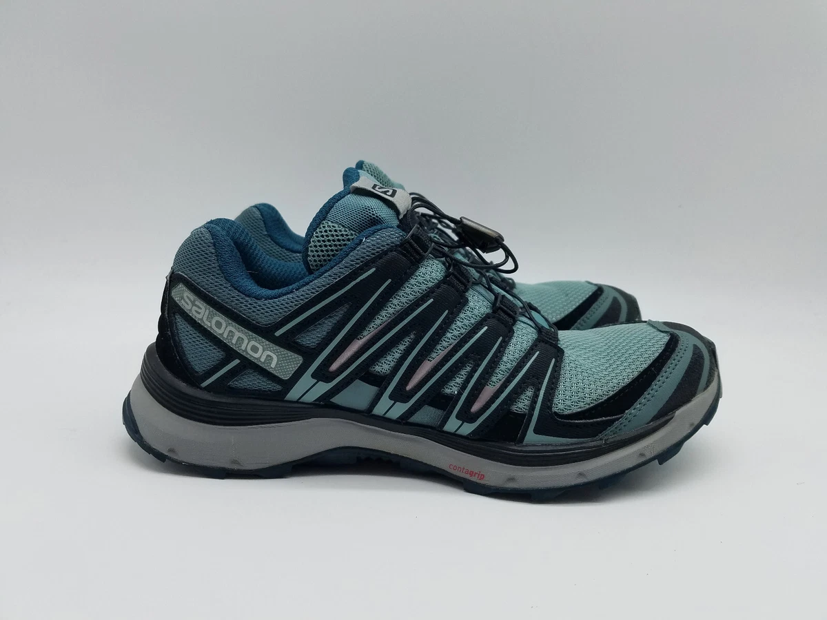 Salomon XA Comp 8 Women s Size 7 Trail Running Shoes Arctic Black