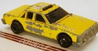Hot Wheels "Super Blaster" Taxi Cab Dodge Monaco Yellow Vintage Crack-Ups