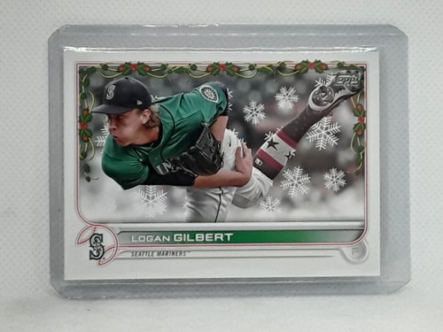 2022 Topps Holiday Logan Gilbert #HW64 card