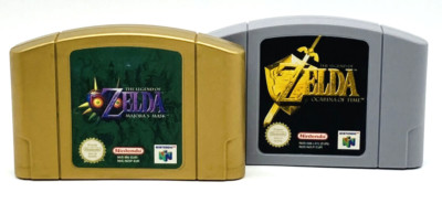 Bundle The Legend of Zelda Majoras Mask Ocarina of Time Nintendo 64 N64 LESEN