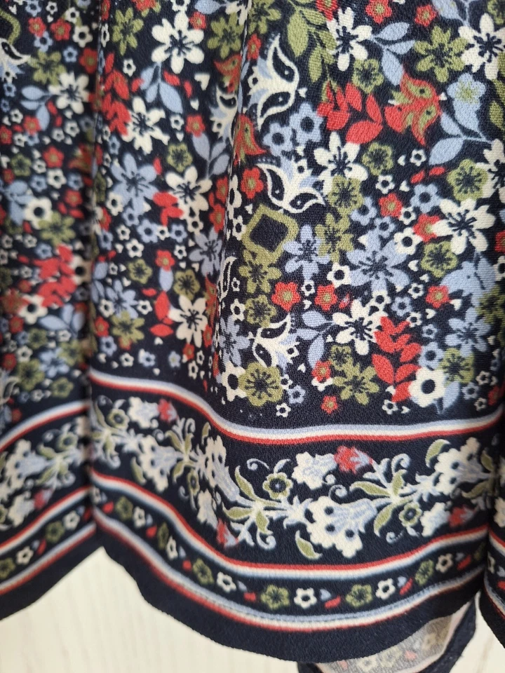 Damen-Kleid – lang, bunt millefleur, Marke: Max Studio, Gr. L - Bild 4 von 4