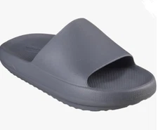 Skechers Men's Foamies Arch Fit Horizon Slides Sandal, Charcoal