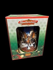 1998 Budweiser Holiday Stein Grants Farm Holiday Anheuser-Busch Christmas