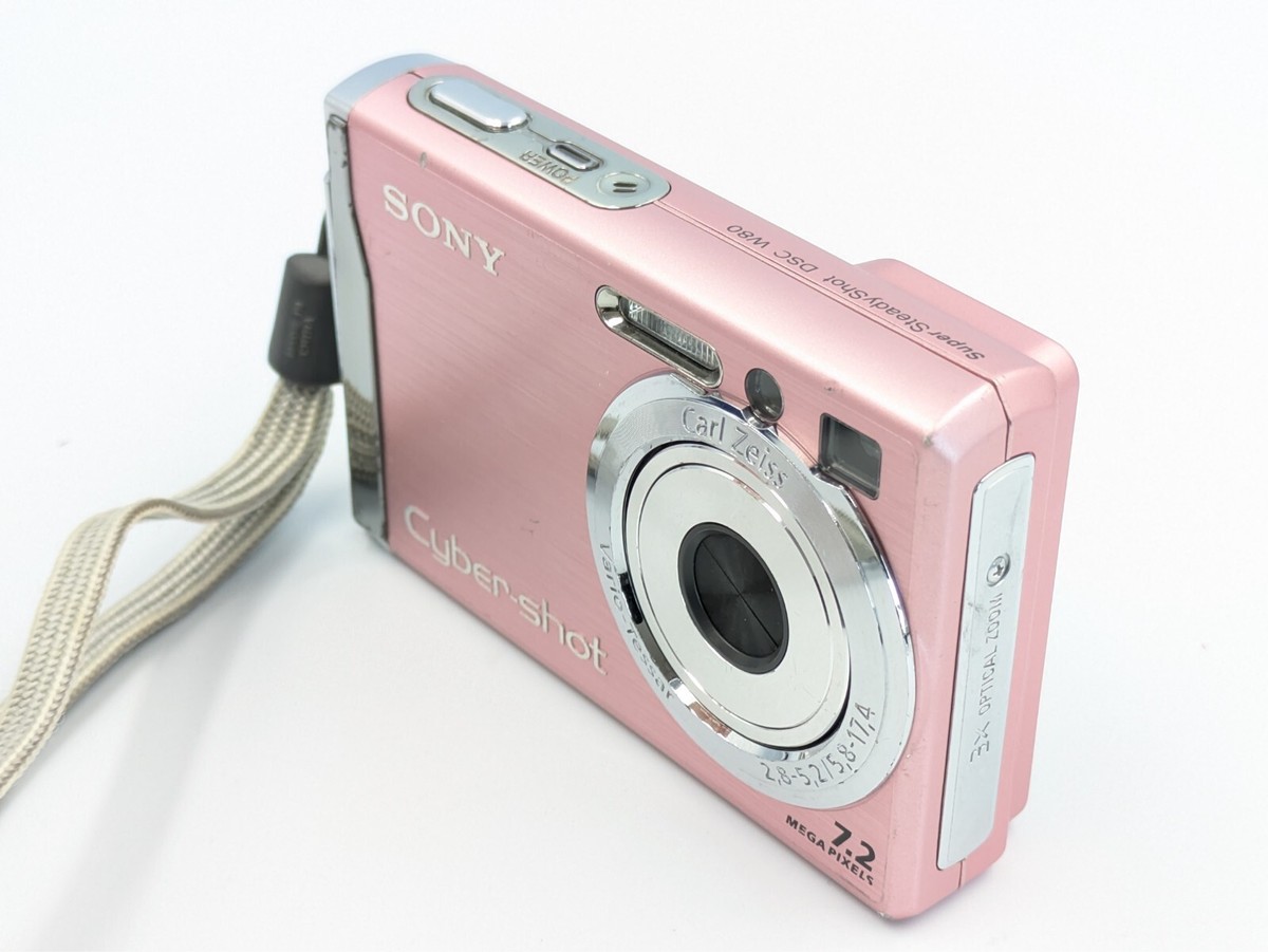動作確認済】SONY ソニー Cyber-Shot DSC-W80 レトロ 動作確認済】SONY